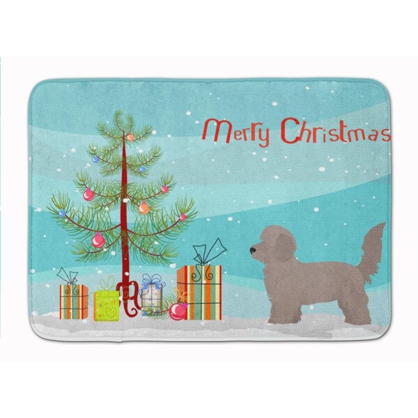 Carolines Treasures Doxiepoo Christmas Tree Machine Washable Memory Foam Mat CK3826RUG - main